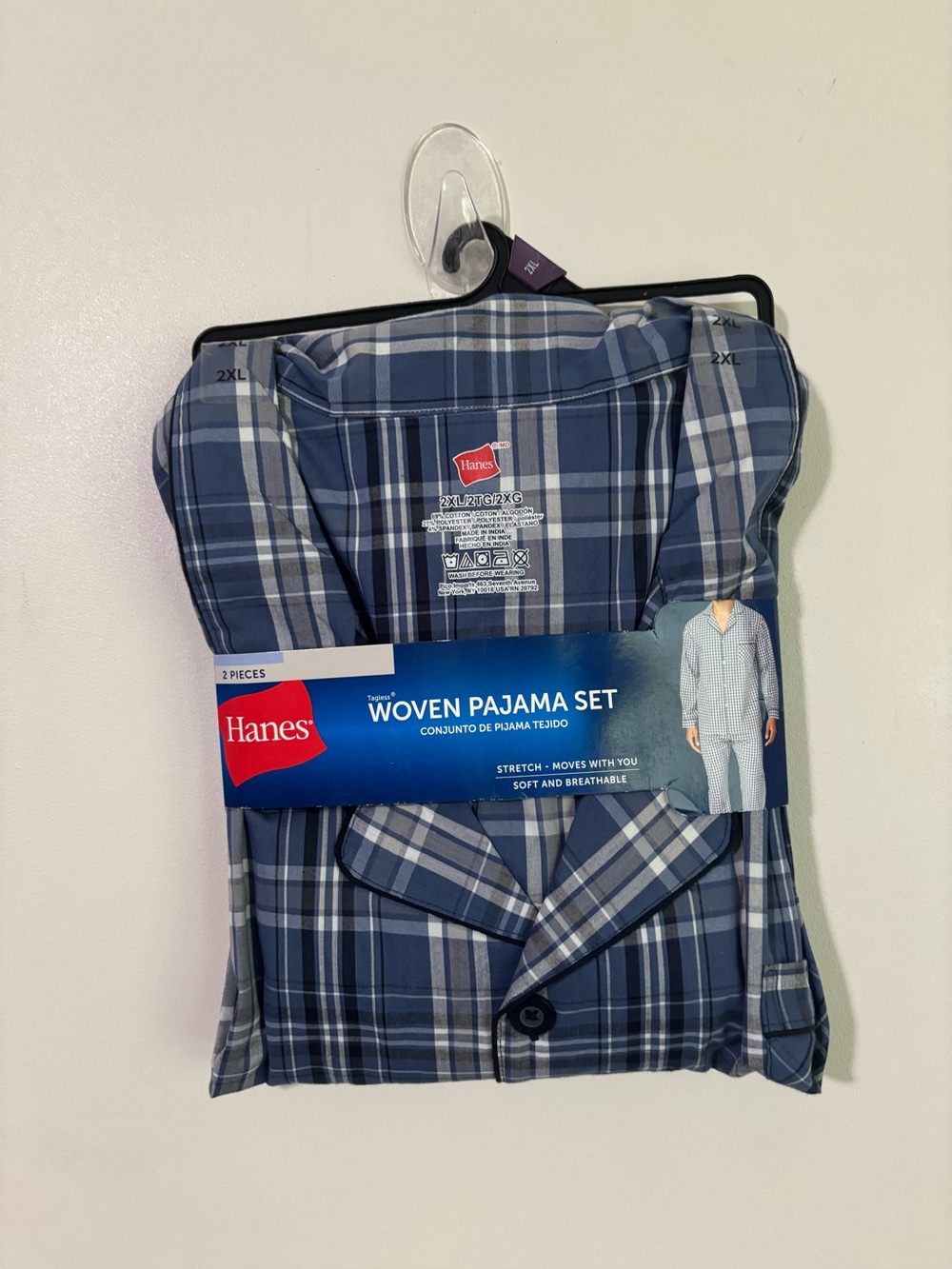 Hanes Men’s Pajama Set Size 2XL